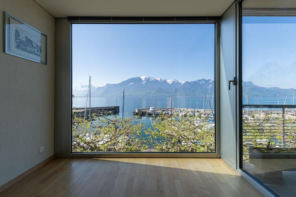 Lakeside-Apartment-1 Grand Appartement Familial Avec Terrasses Et Vue Panoramique Vevey Ngoại thất bức ảnh