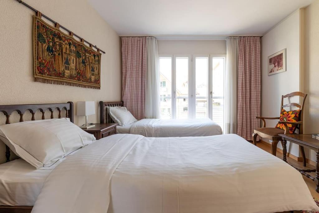 Lakeside-Apartment-1 Grand Appartement Familial Avec Terrasses Et Vue Panoramique Vevey Ngoại thất bức ảnh