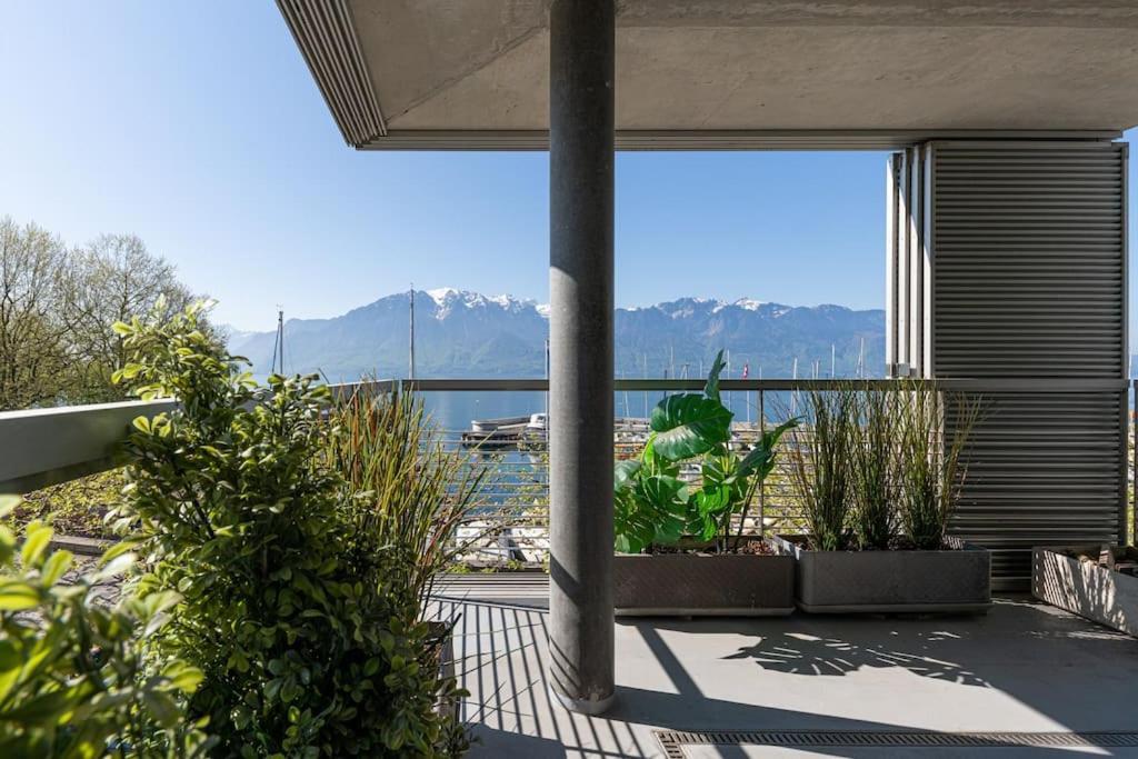 Lakeside-Apartment-1 Grand Appartement Familial Avec Terrasses Et Vue Panoramique Vevey Ngoại thất bức ảnh