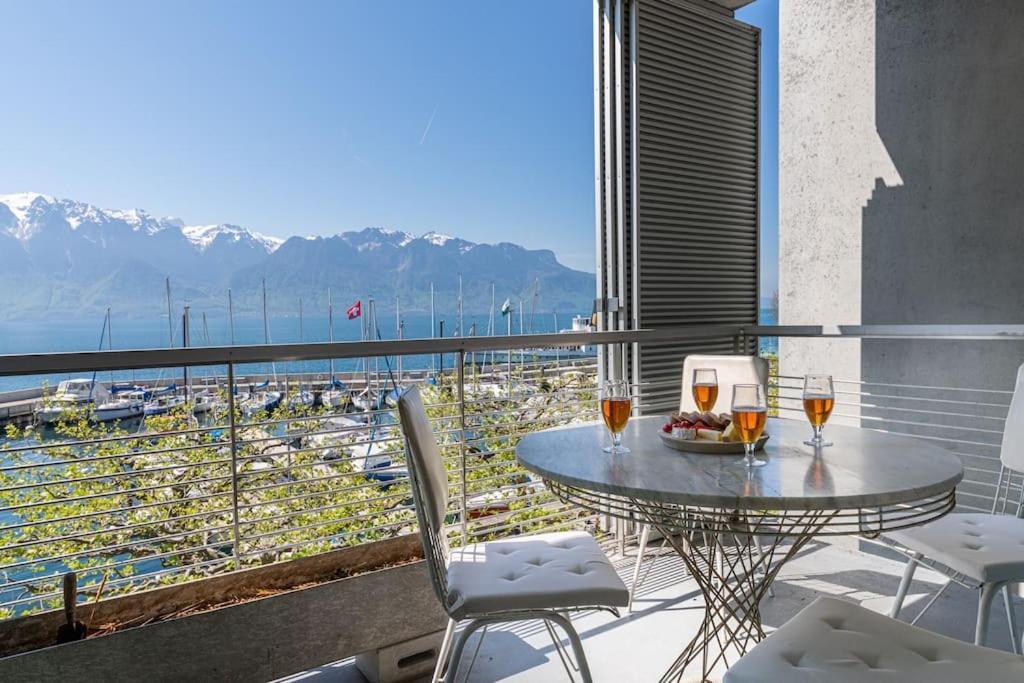 Lakeside-Apartment-1 Grand Appartement Familial Avec Terrasses Et Vue Panoramique Vevey Ngoại thất bức ảnh