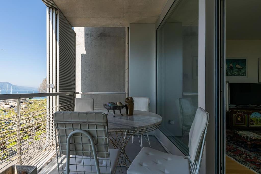 Lakeside-Apartment-1 Grand Appartement Familial Avec Terrasses Et Vue Panoramique Vevey Ngoại thất bức ảnh