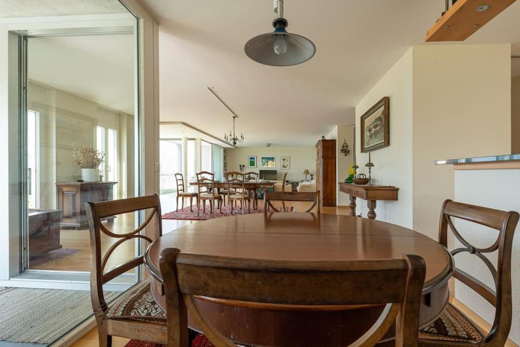 Lakeside-Apartment-1 Grand Appartement Familial Avec Terrasses Et Vue Panoramique Vevey Ngoại thất bức ảnh